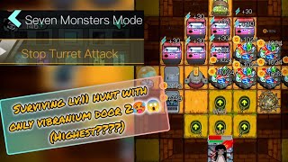 Lv.11 hunter || 🤯stop turret attack|| solo MvP😎 || seven monsters mode || Haunted dorm @kiwiBish