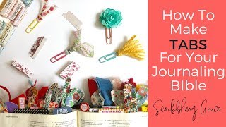 How to Make Tabs For Your Journaling Bible