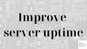 Do THIS to improve your server uptime
