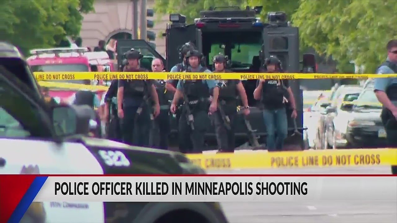 Police Officer killed in Minneapolis shooting - YouTube