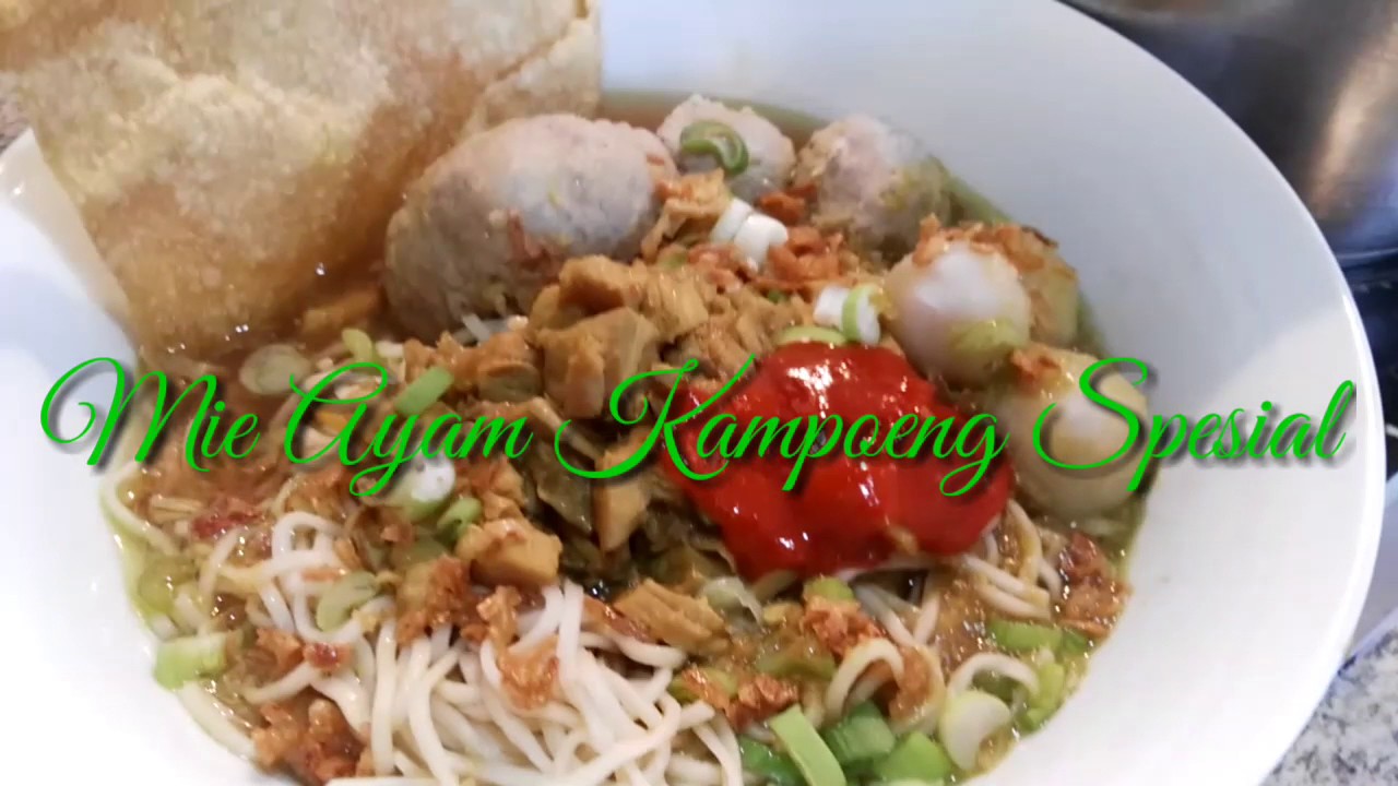 Cara Membuat Mie Ayam Kampung Spesial Ala Abang Abang Gerobak YouTube