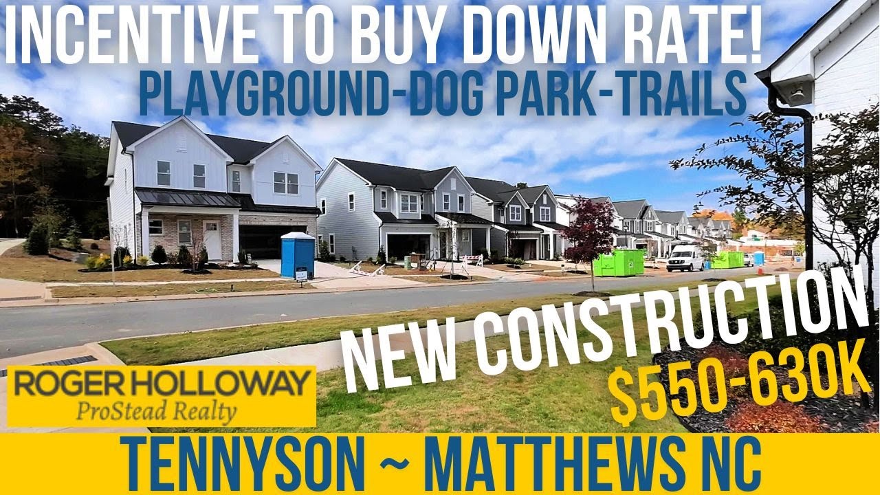 Quick Move New Homes in Matthews NC [550630K] YouTube