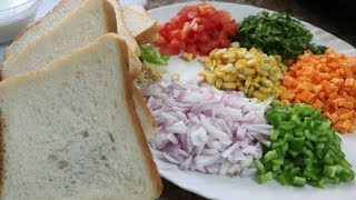 Bread Uttapam Recipe-ब्रेड उत्तपम बनाने की विधि -Instant Uttapam Recipe-Easy Snacks Recipe-Breakfast