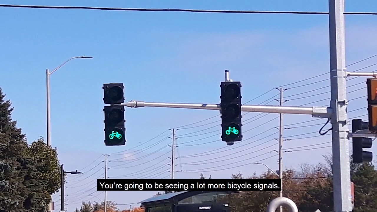Crossrides and Bicycle Signals in Mississauga YouTube
