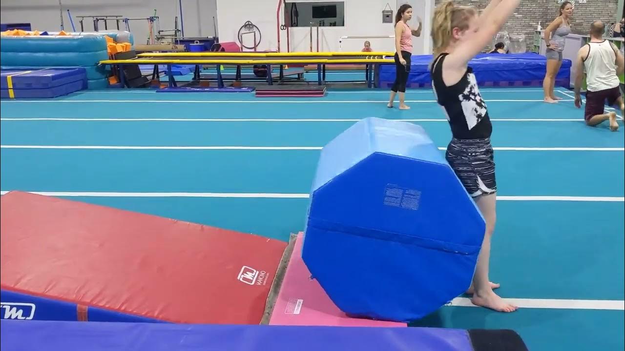 Back Handspring Drill with Barrel YouTube