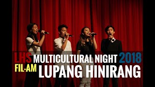 Multicultural Night 2018: Lupang Hinirang (National Anthem)