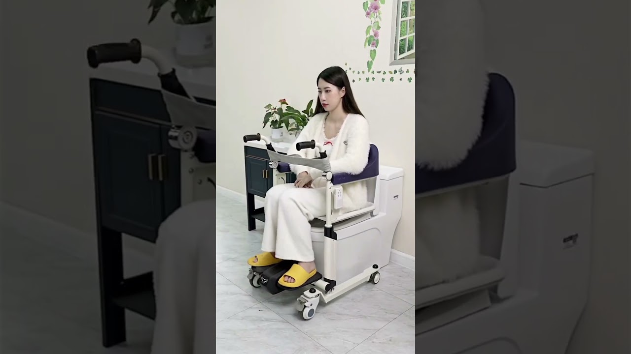 🔥  Product Link in the Comments! 🔥Electric Patient Transfer Automatic Chair