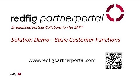 Redfig Partnerportal Demo - Basic Customer Functions