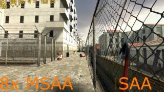 Anti-Aliasing methods compared