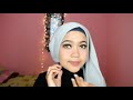 Tutorial Hijab Paris Segi Empat Untuk Pesta