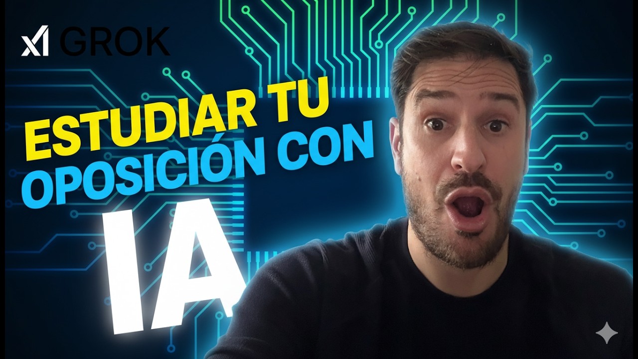 Como ESTUDIAR tu OPOSICIÓN usando la IA GROK