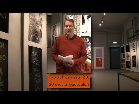 Kiállításmegnyitó online: Typochondria 20. 20 éves a TypoSzalon. Megnyitja: Virágvölgyi András