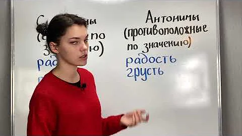 Синонимы и антонимы