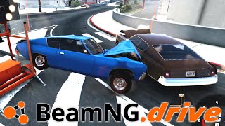 Muita EMOÇÃO e BATIDAS nas Corridas de Rua ILEGAIS - BeamNG.drive