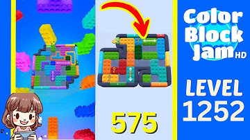 Color Block Jam Level 575 (1252) Solution Walkthrough
