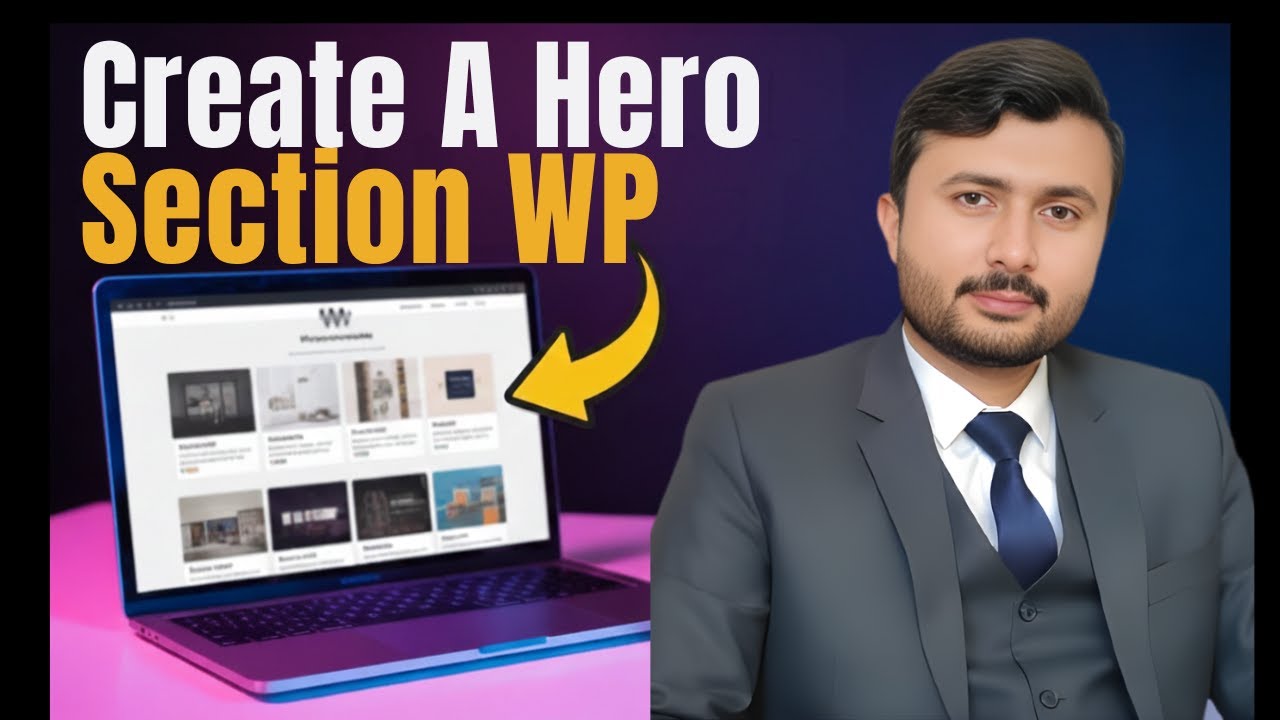 How to create a hero section in Elementor WordPress website? - YouTube