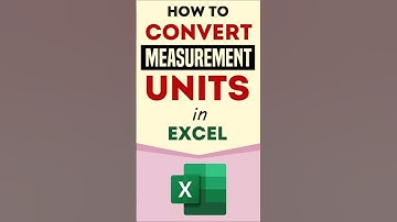 Excel Trick You Didn’t Know: Convert cm ↔ inches, kg ↔ lbs