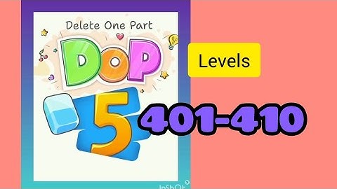 #DOP5 Delete One Part Gameplay Levels 401-410