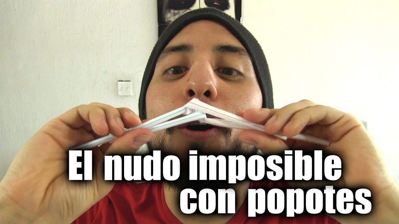 El truco del nudo imposible con popotes - ChideeTv