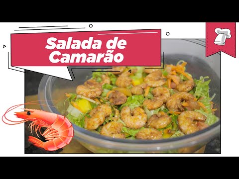 Vídeo: Cozinhando uma deliciosa salada de camarão