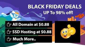 Namecheap Black Friday Deals | SSD Web Hosting at $0.88 🔥 🔥