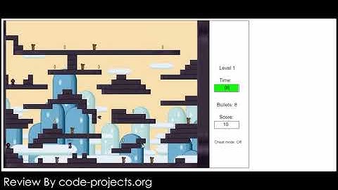 Simple Platform Game In JavaScript With Source Code