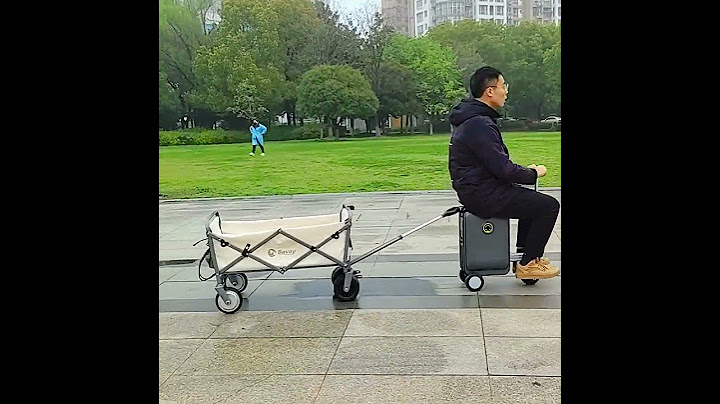 Airwheel-SE3S Black Pink Silver rideable smart Mini electric scooter tech luggage(suitcase)