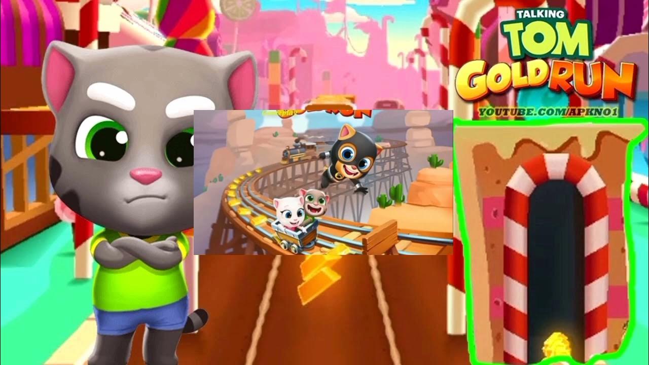 Talking Tom Gold Run Wild West And Candy (New) Mashup YouTube