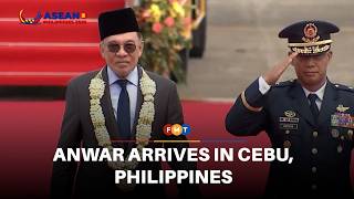 Anwar arrives in Cebu for the 48th Asean Summit