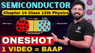 Semiconductor Oneshot Class 12 || Physics Chapter 14 Class 12 Oneshot || CBSE JEE NEET