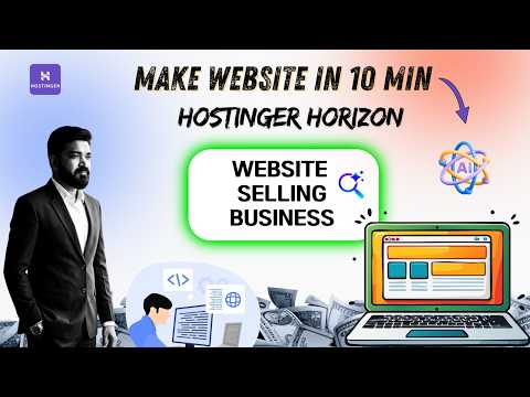 How To Make Websites In 10 Minutes With Hostinger Horizons | Hostinger||vikas Ingle|