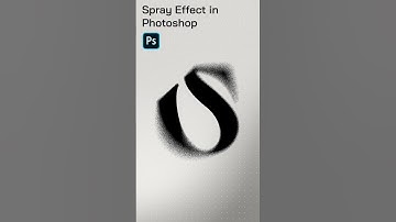 How to create a highly realistic spray effect in Photoshop || #Photoshop_shorts_tutorial