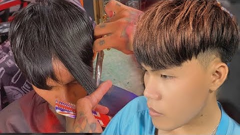 Hướng dẫn cắt phần mái top trên kiểu tóc layer chi tiết nhất / Lê vững barber shop