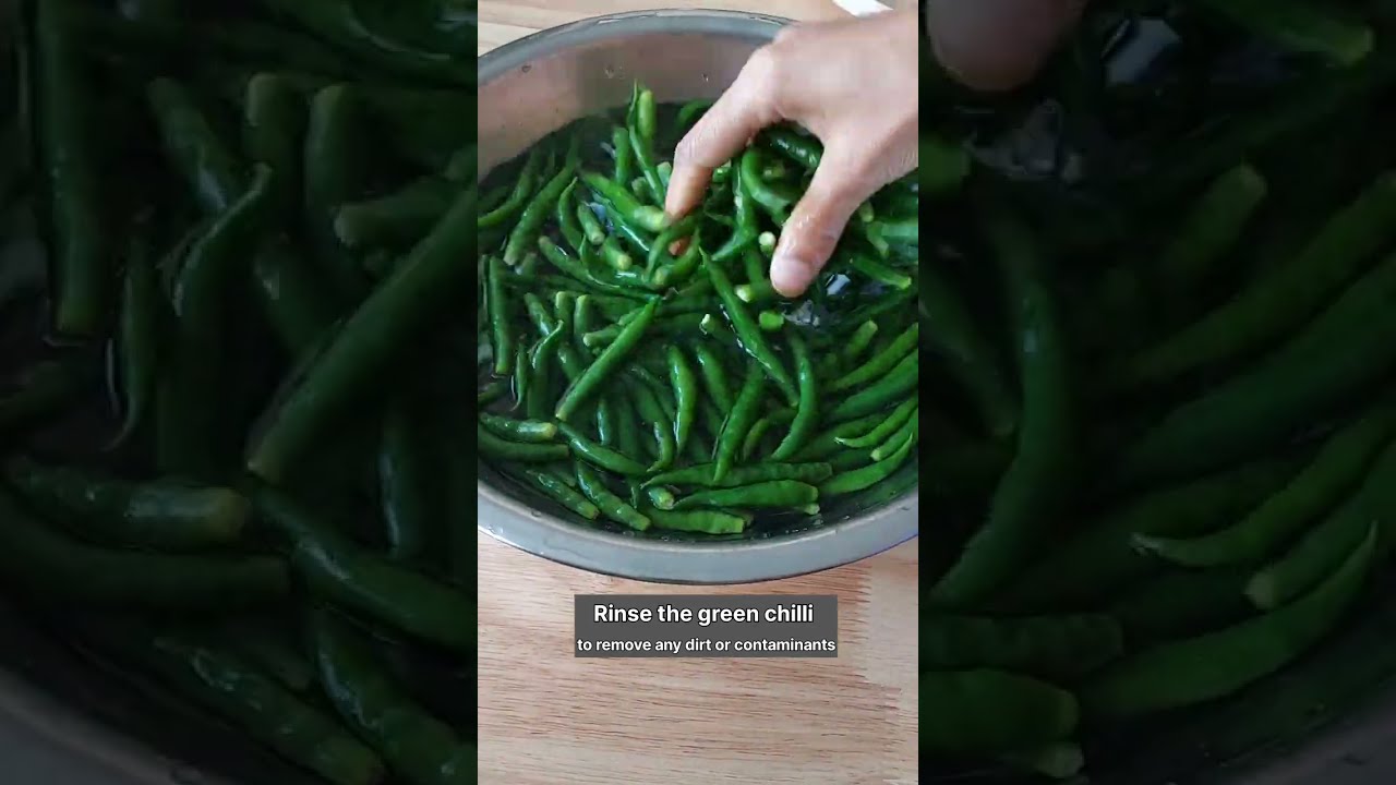 How to Freeze Green Chilies for a year | Store Green Chili