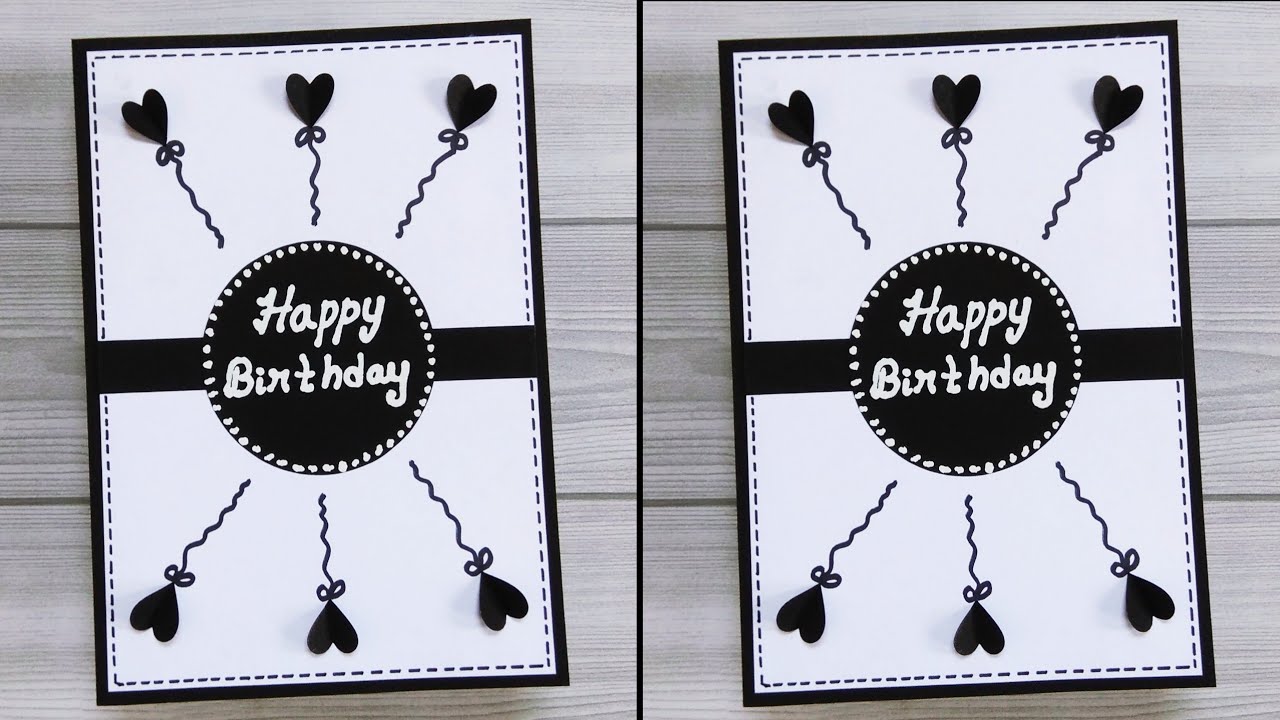 Easy birthday card ideas for best friend How to make birthday card