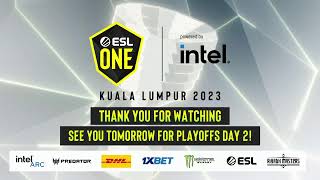 ESL One Kuala Lumpur 2023 - A Stream Day 4