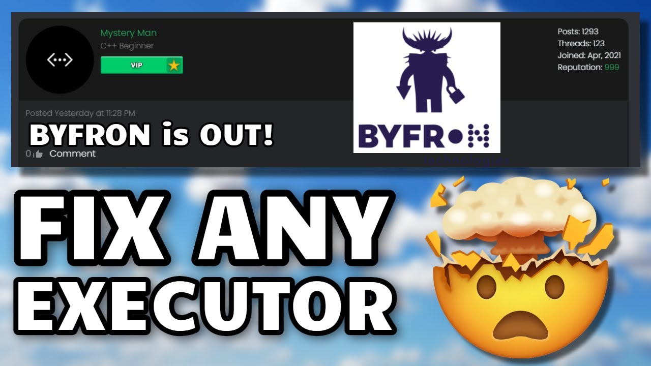 Roblox Executor Patched, Latest Bypass Byfron