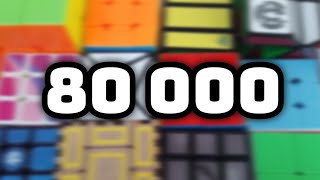 PREGUNTAS Y RESPUESTAS 80K | Resolviendo cubos de  Rubik ✨