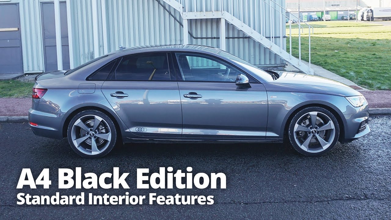 Audi A4 Black Edition Standard Features Interior Stable Lease
