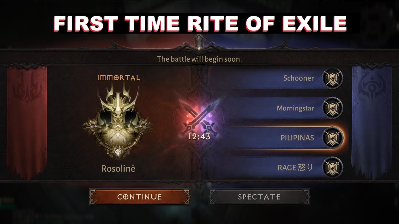Grabeh Sya! Diablo Immortal Rite of Exile using FACEROLL necro rotation - YouTube