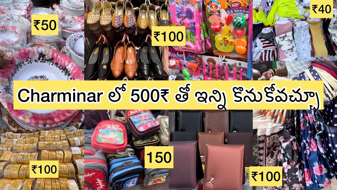 With 500 We Can Buy So Many Things shopping charminar items with-500-we-can-buy-so-many-things-shopping-charminar-items