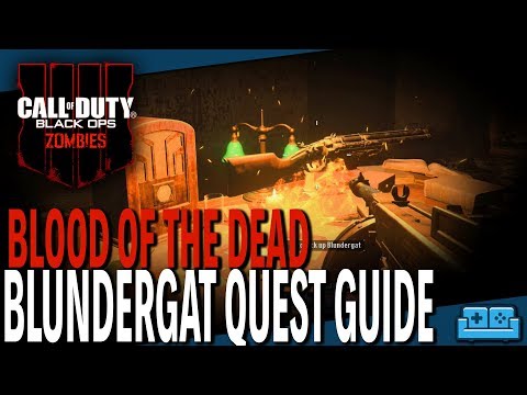 How To Get FREE BLUNDERGAT in BLOOD OF THE DEAD (Black Ops 4 Zombies  Tutorial Skulls Location Guide) 