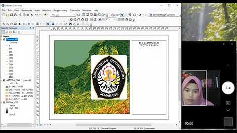 Tutorial Pembuatan Peta Topografi & Peta Kontur Menggunakan Software ArcGIS 10.8