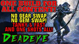 Deadeye & THE MOST BROKE ARROW BUILD! Budget build for ALL ENDGAME CONTENT, ONE-SHOT BOSSES & MAPS!