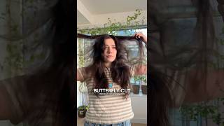 butterfly cut или каскад своими руками / делаю стрижку сама себе // стрижка самостоятельно