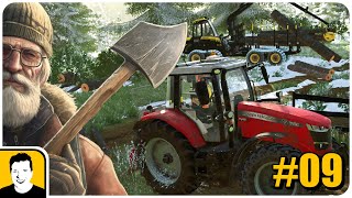 Těžba dřeva v zasněžených horách - Farming Simulator 22 CZ - Alpy #09