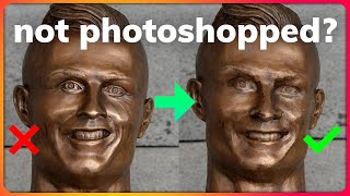 How AI Fixes The Horrendous CR7 Statue