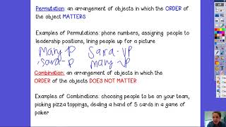 13.2 Permutation vs. Combination