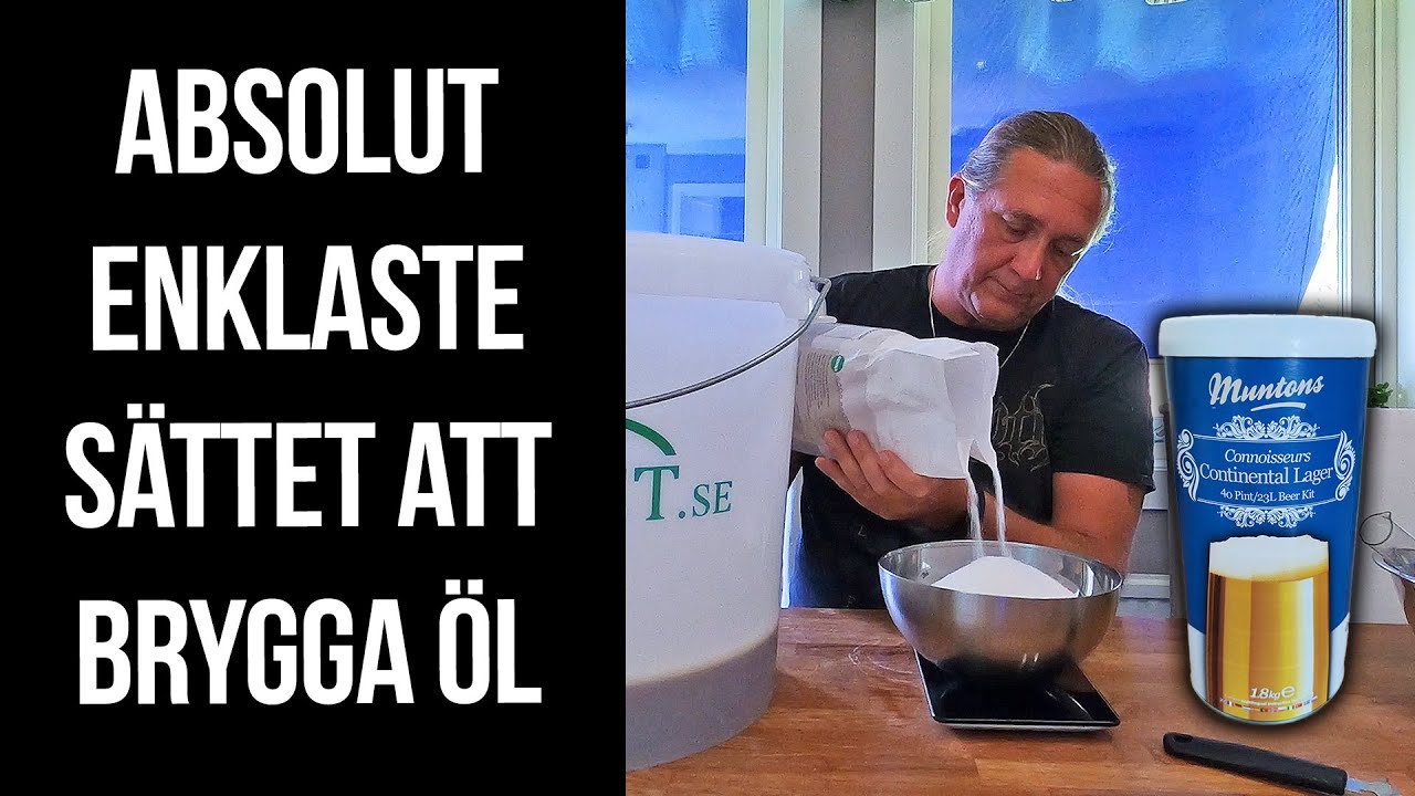 Kom igång med att brygga öl - absolut enklaste sättet