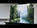 Painting a Realistic Misty Landscape - Paint with Ryan